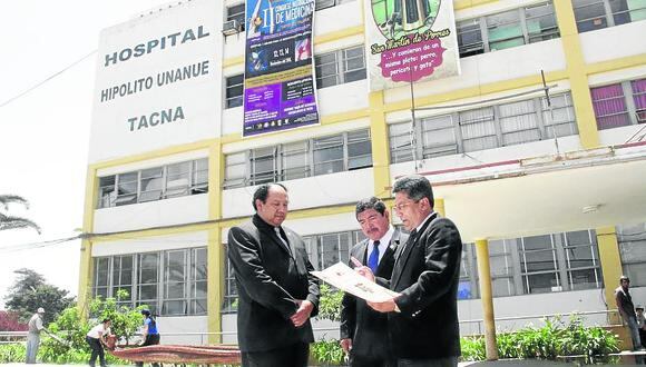 Minsa: alistan reubicación de áreas del hospital de Tacna