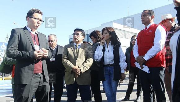 Comisión de Transportes del  Congreso  inspeccionó el aeropuerto de Arequipa