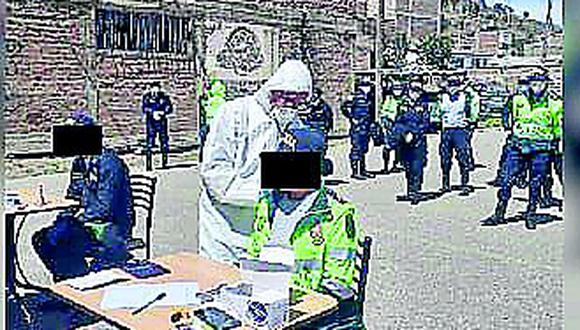 Huancayo: Más de veinte policías dan positivo a la prueba rápida y hay 100 efectivos aislados