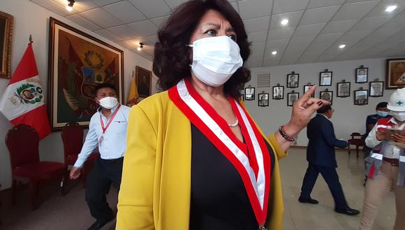 Vicegobernadora regional de Tacna, Magda Portugal, cuestiona designación de funcionarios en el GRT.
