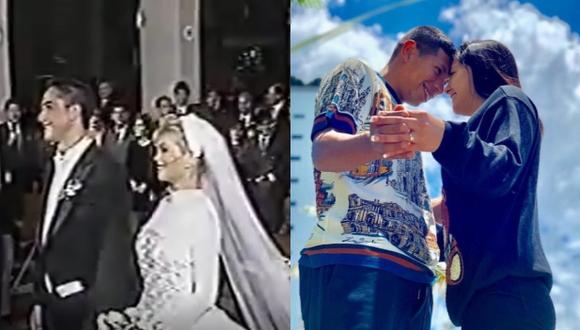 Comparan boda de Oreja Flores con la de Gisela Valcárcel y Roberto Martínez