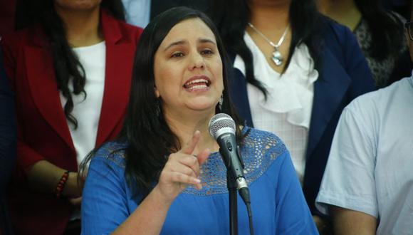 Verónika Mendoza pidió un protocolo contra el COVID-19 en campaña, luego de que Julio Guzmán diera positivo para coronavirus. (Foto: Luis Centurión / GEC)