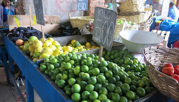 ​El kilo del limón se dispara a 5, 6 y 7 soles en mercados de Huancayo
