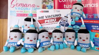 Sortearán peluches ‘Vacunín’ a fin de promover vacunación de menores en Cusco