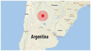 Argentina: Sismo de magnitud 6,0 remeció el norte del país a horas de Navidad