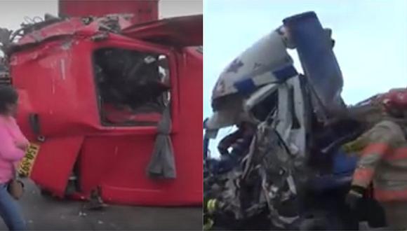 Ilo: Impactante choque entre tráiler y camión se registró en la Costanera  (FOTOS Y VIDEO)