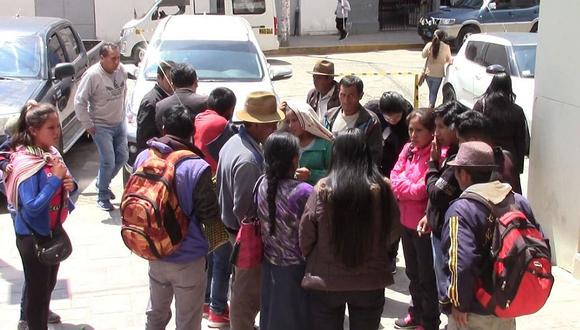 Familias enteras llegan a Huancayo huyendo del terrorismo 