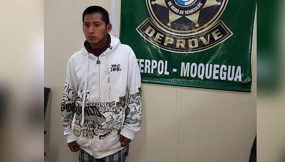 Por robar espejos retrovisores condenan a muchacho en Moquegua