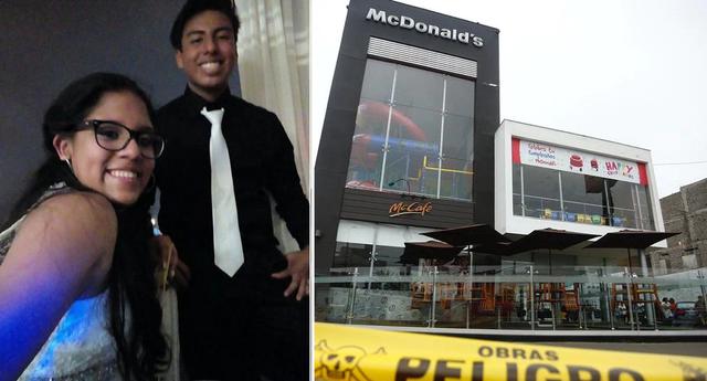 9. Jóvenes trabajadores mueren en local de McDonald’s. Carlos Campos y Alexandra Porras murieron electrocutados el pasado 15 de diciembre en el local ubicado en Pueblo Libre. (Foto: Captura/GEC)