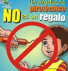 Lanzan campaña en colegios para evitar accidentes por pirotécnicos