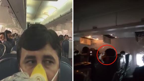 Pasajeros sufrieron sangrado en la nariz y las orejas durante vuelo en India (VÍDEO)