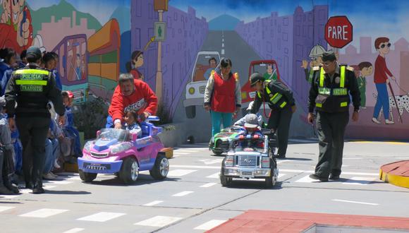 Cusco: niños de nivel inicial aprenden seguridad vial (foto y vídeo)