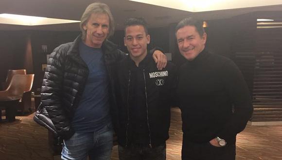 Ricardo Gareca se reunió con Cristian Benavente en su gira por Europa antes del Mundial