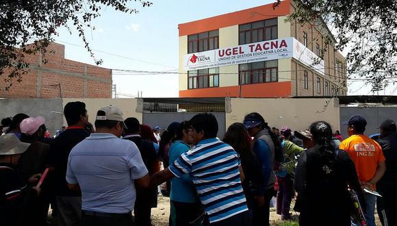 La Unidad de Gestión Educativa Local (Ugel) Tacna se encuentra en el ojo de la tormenta. (Foto: Correo)