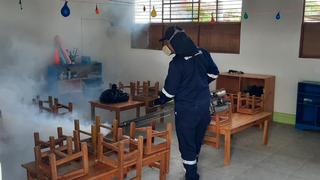Tumbes: Dirección Regional de Salud inicia fumigación en colegios para prevenir enfermedades metaxénicas