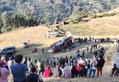 Bus cae a abismo en la sierra de Áncash y 12 personas pierden la vida (FOTOS)