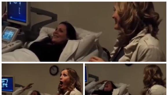 La emoción de ser tía: Reacción de mujer al descubrir que su hermana tendrá mellizos (Video)