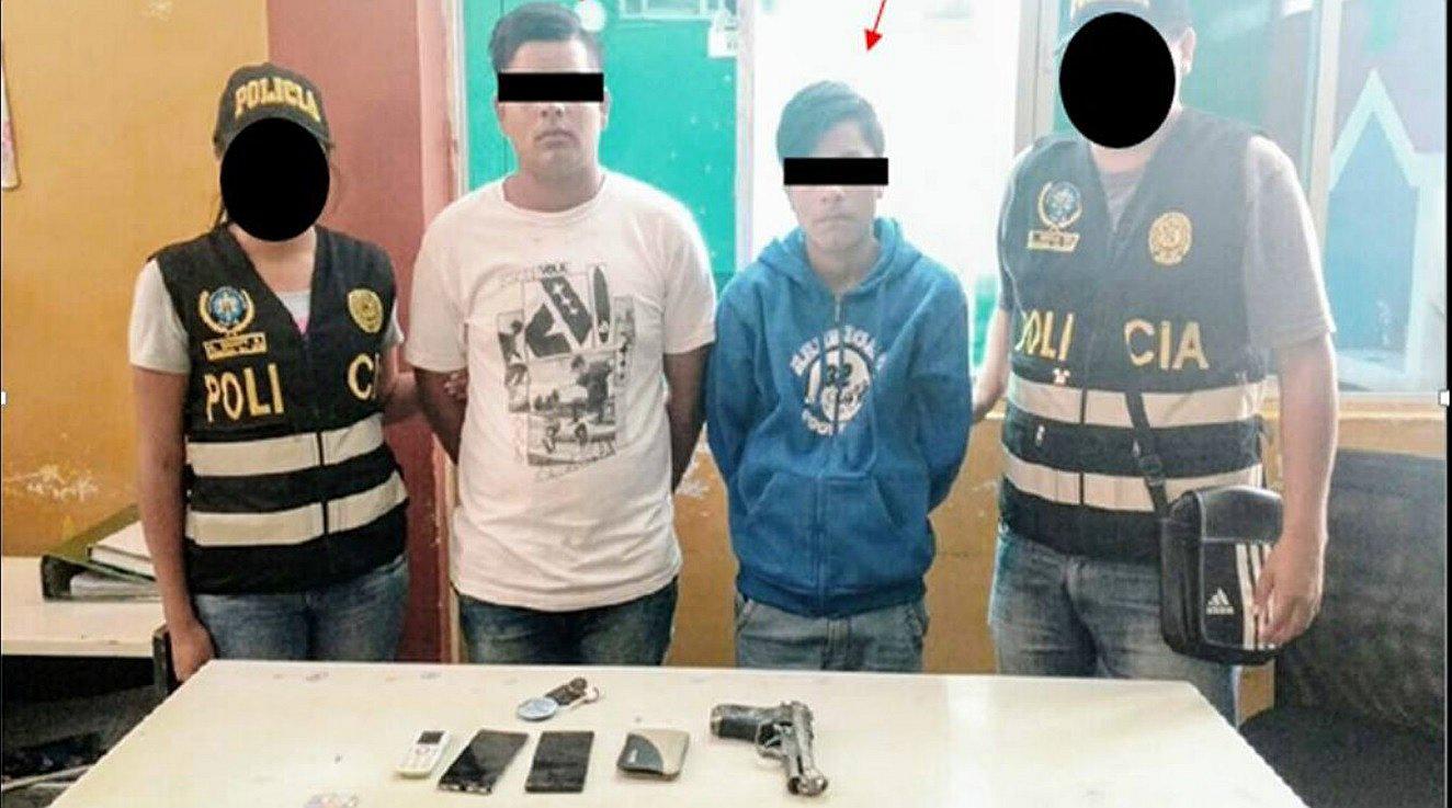 Chimbote: Dos menores caen luego de asaltar a asesor de financiera 