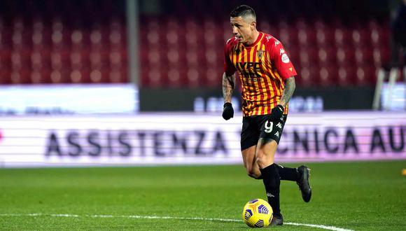 Gianluca Lapadula es el máximo goleador del Benevento con ocho tantos. (Foto: EFE)