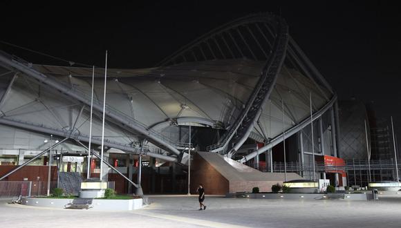 Esta fotografía tomada el 30 de septiembre de 2022 muestra el Estadio Internacional Khalifa en la capital de Qatar, Doha, antes de la Copa Mundial de Fútbol de la FIFA 2022. (Foto de KARIM JAAFAR / AFP)
