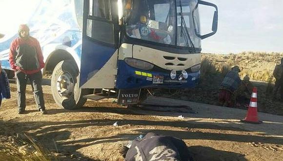 Puno: acribillan a pasajero en asalto a bus ocurrido en Vilquechico 