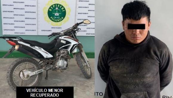 Presunto delincuente es conocido como “Pitbull” y cayó en la provincia de Pacasmayo. (Foto: PNP)