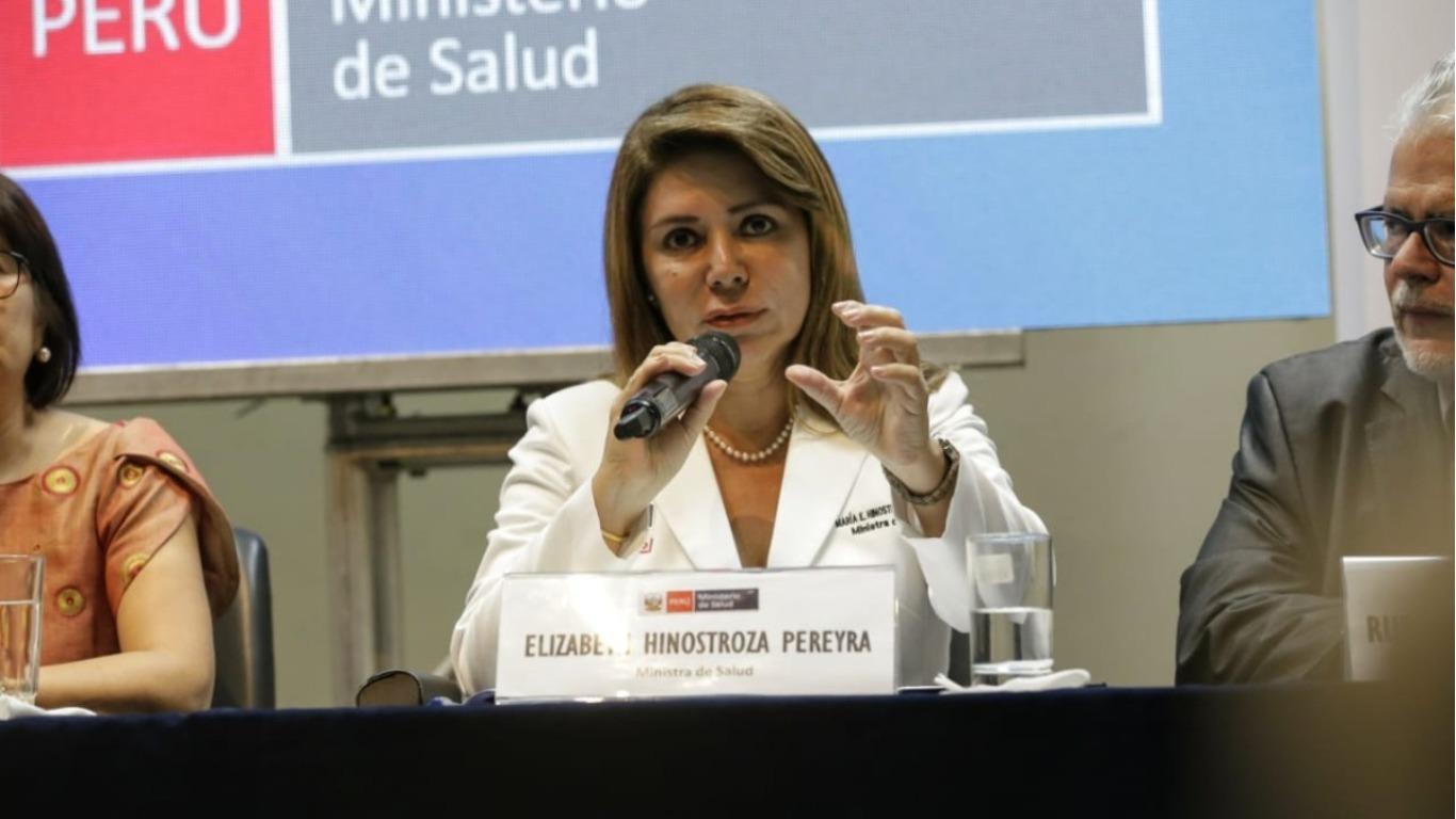 Elizabeth Hinostra, ministra de Salud, informó que no hay ningún caso confirmado por coronavirus en Perú. Foto: César Bueno - GEC