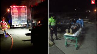 Paquete enviado por encomienda explota cerca a camionero y lo deja grave en Jauja