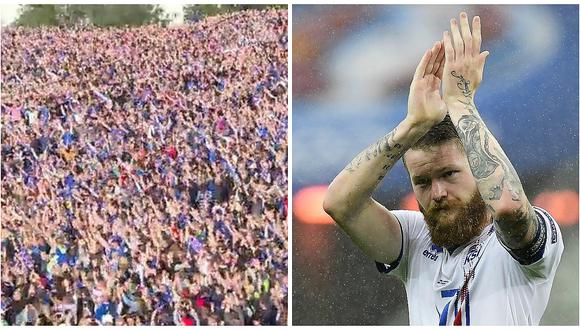 Eurocopa: Islandia se despide con un grito vikingo multitudinario (VIDEO)