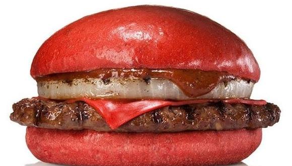 ​Burger King lanza una hamburguesa de color rojo