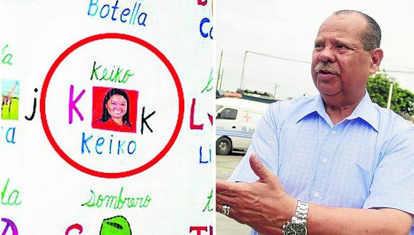 Octavio Salazar: “Si se enseña el abecedario con foto y nombre de Keiko Fujimori es por un tema de recordación” 