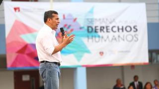 Nuevo Chimbote: Ollanta desaira a Waldo Ríos en visita a Tangay 