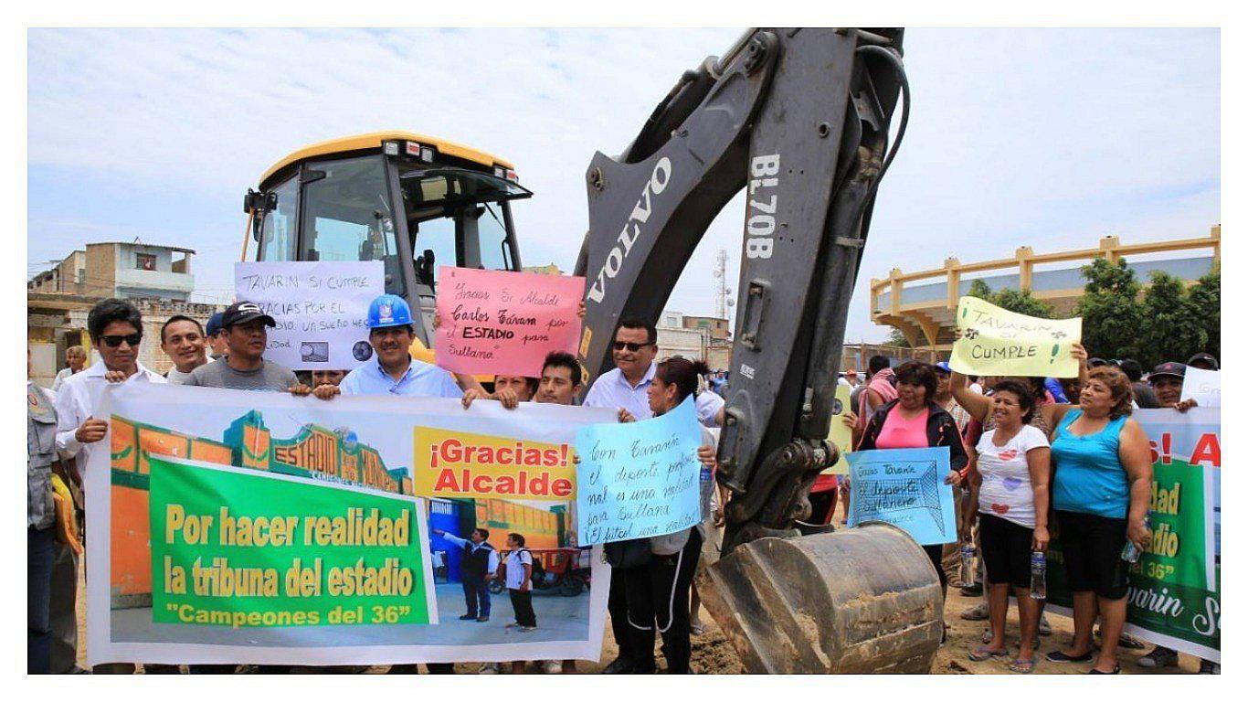 Sullana: Hacen entrega de terreno para la tribuna del “Campeones del 36”