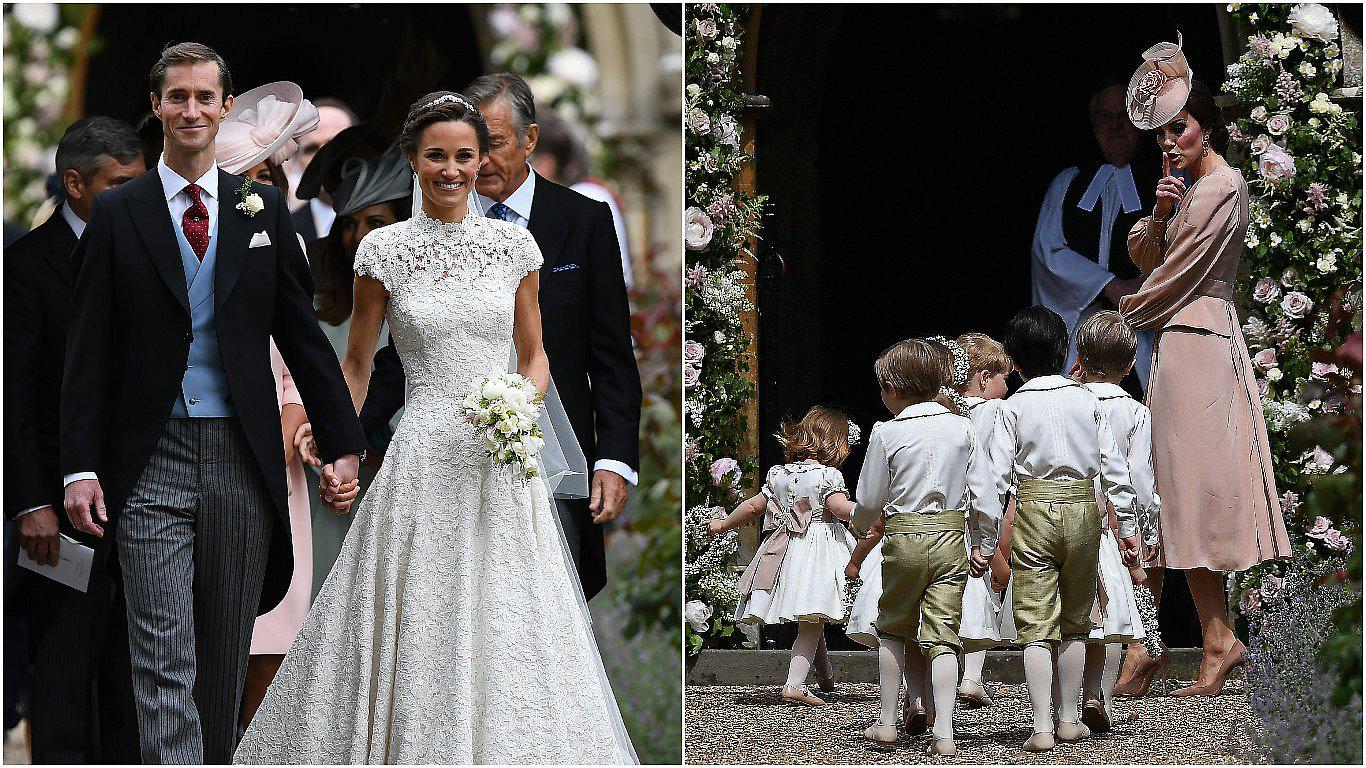 Así fue la boda de Pippa, la hermana de Kate Middleton (FOTOS)