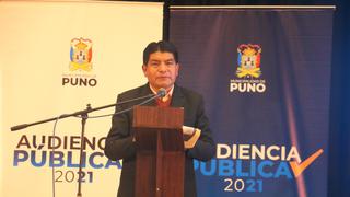 Alcalde de Puno resalta 52 proyectos de inversión pública durante el año 2021