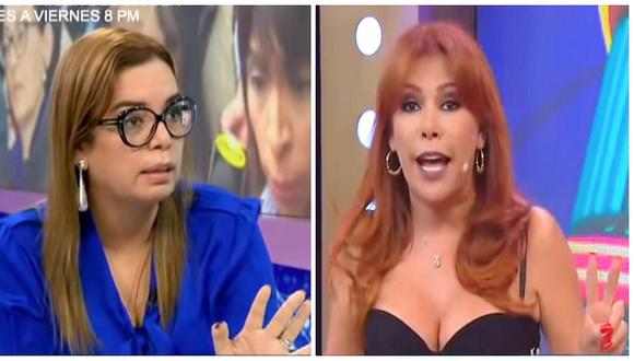 Magaly Medina y Milagros Leiva fueron suspendidas tras pelearse en televisión 