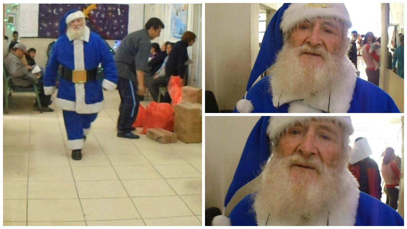 Navidad 2015: ​Santa Claus americano visita centro de salud