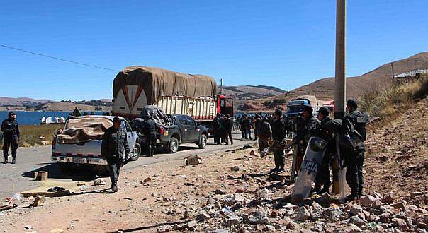 Puno: batalla campal se registro en decomiso de contrabando