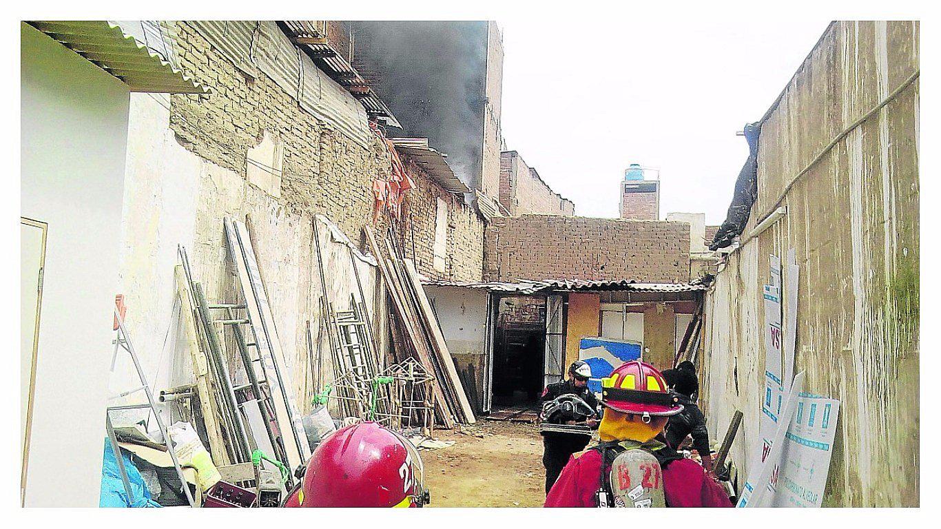 Tres incendios causan alarma en la población de Tumán y Chiclayo