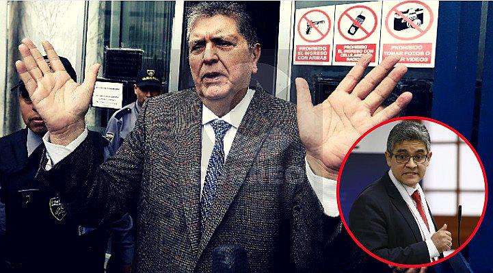 Fiscal Pérez solicita impedimento de salida para Alan García 