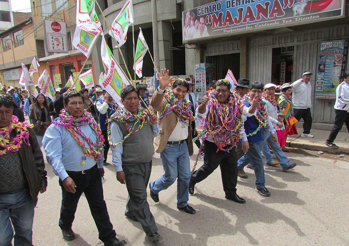 Juliaca: Sucacahua, Cáceres  y Jilapa son los primeros en solicitar inscripción 