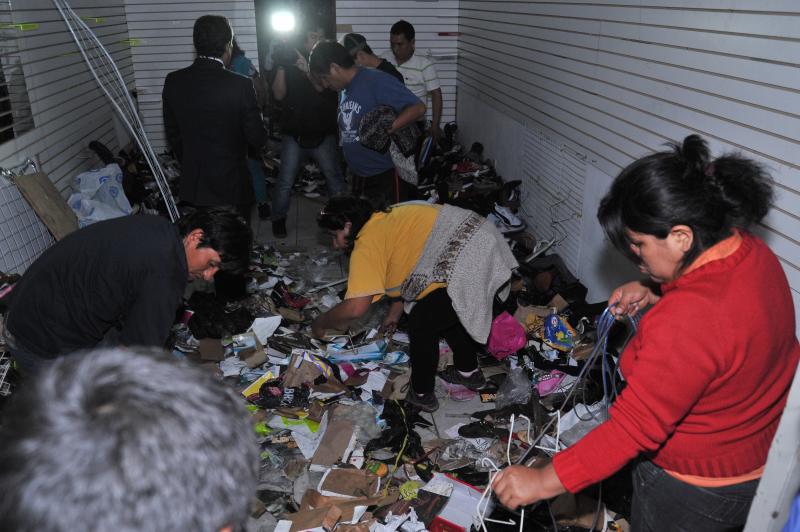 Comerciantes de Gamarra afectados por saqueos tendrán facilidades de pago