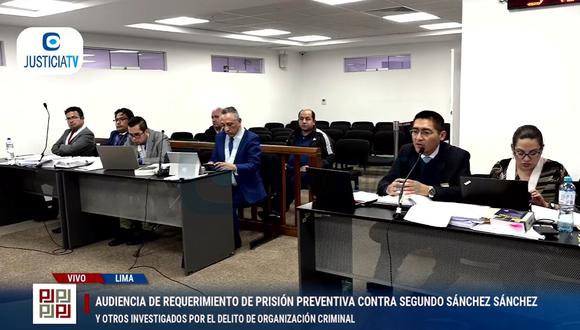 El Poder Judicial inició este sábado la audiencia de prisión preventiva contra los integrantes del llamado "Gabinete en la sombra". (Foto: Justicia TV)