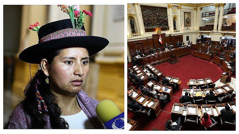 Tania Pariona propone debatir proyecto de ley sobre acoso político en el Pleno del 7 de marzo 