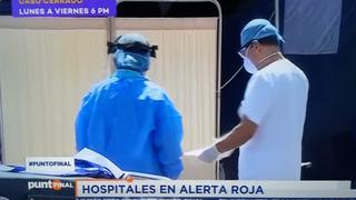 Hospital Dos de Mayo: Pacientes con síntomas de COVID-19 son atendidos en carpas