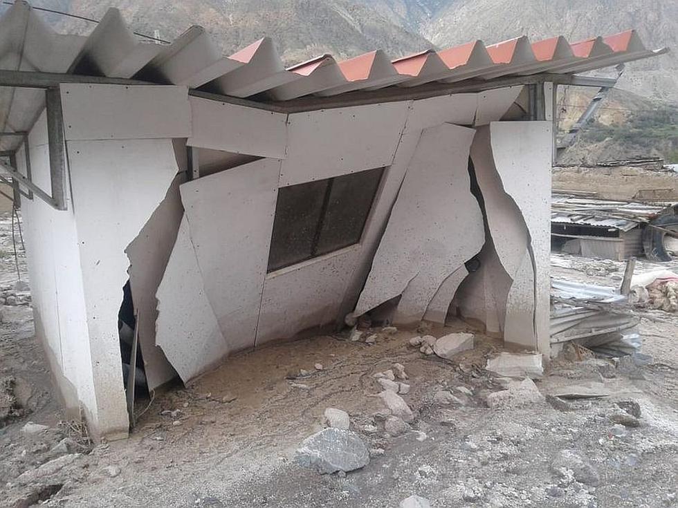 ​Aluvión en Matalaque destruye 12 viviendas