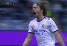 Real Madrid vs. Athletic Club: Luka Modric colocó el 1-0 del conjunto blanco (VIDEO)