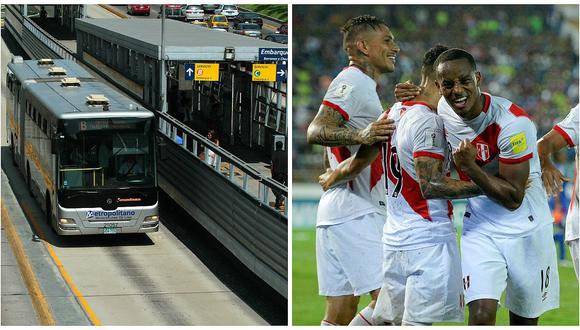 Perú vs. Uruguay: ​Metropolitano funcionará hasta medianoche este martes