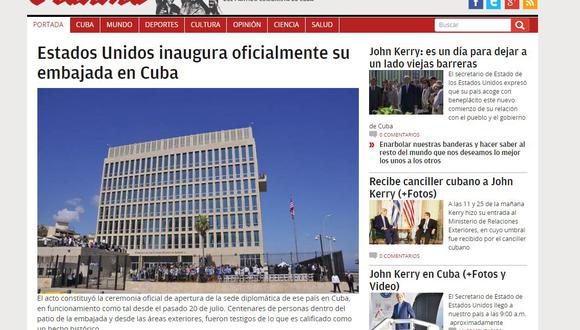 EE.UU. - Cuba: Así informaron los medios cubanos sobre 'día histórico' 