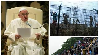 Papa Francisco insta a responder con "misericordia" ante la inmigración